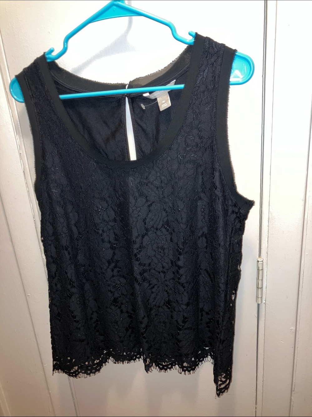 Banana Republic Black Lace Tank Top